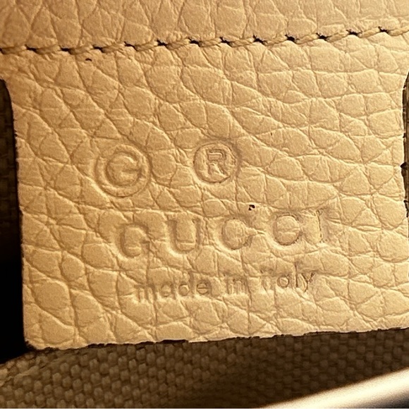GUCCI Soho GG Ivory/Off White Crossbody Bag - Picture 16 of 16
